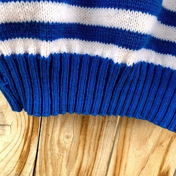 Sweater pull over striped short sleeve round neck - Picture 3 of 7